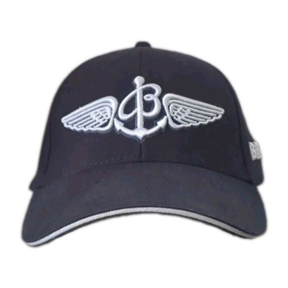 Official Breitling Men's Strapback Adjustable Embroidered Hat One Size Navy